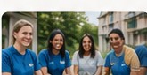 Community team working together